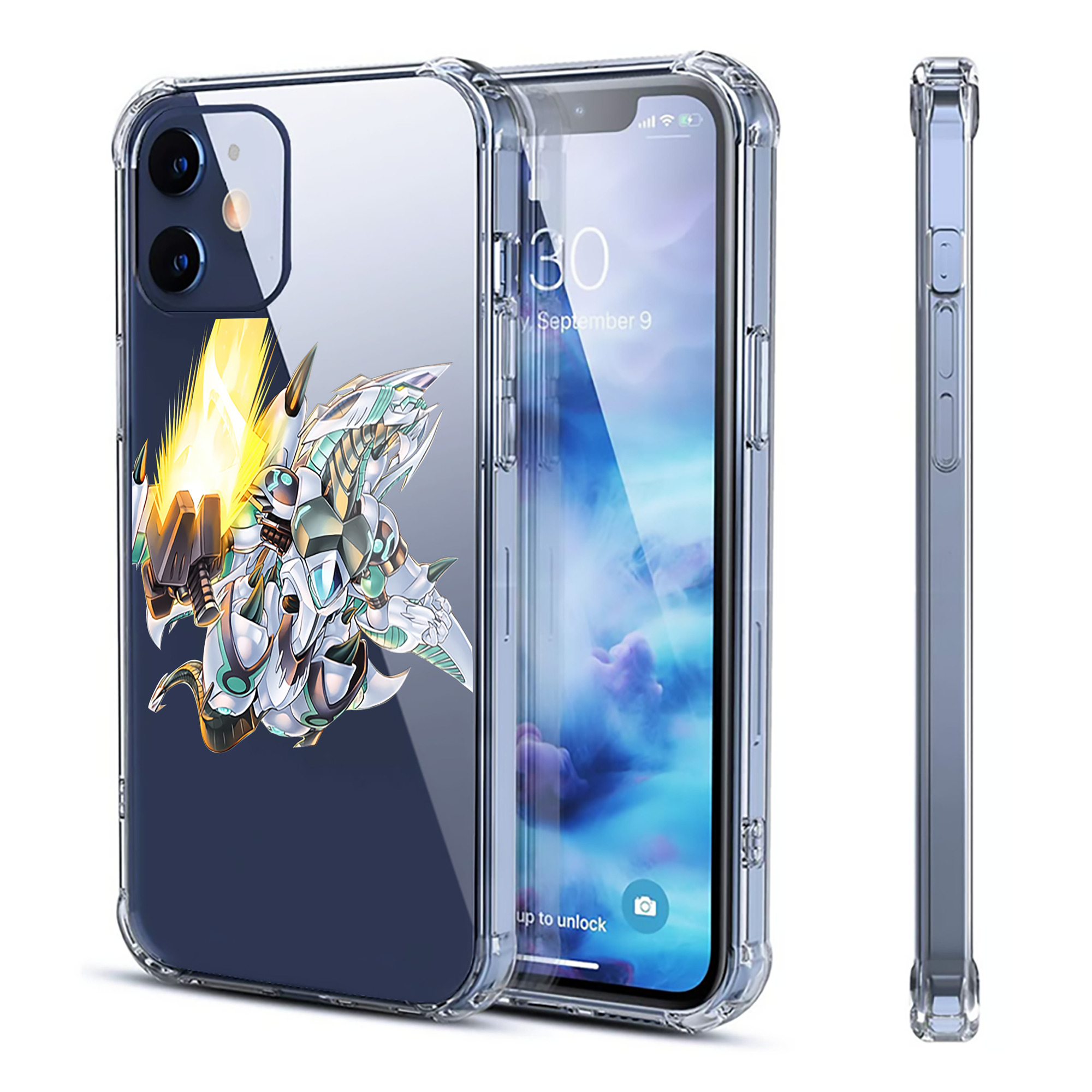 （画像用） 遊☆戯☆王 Yu-Gi-Oh! 【iPhone 12シリーズ対応】透明スマホケース（クリアソフトケース）